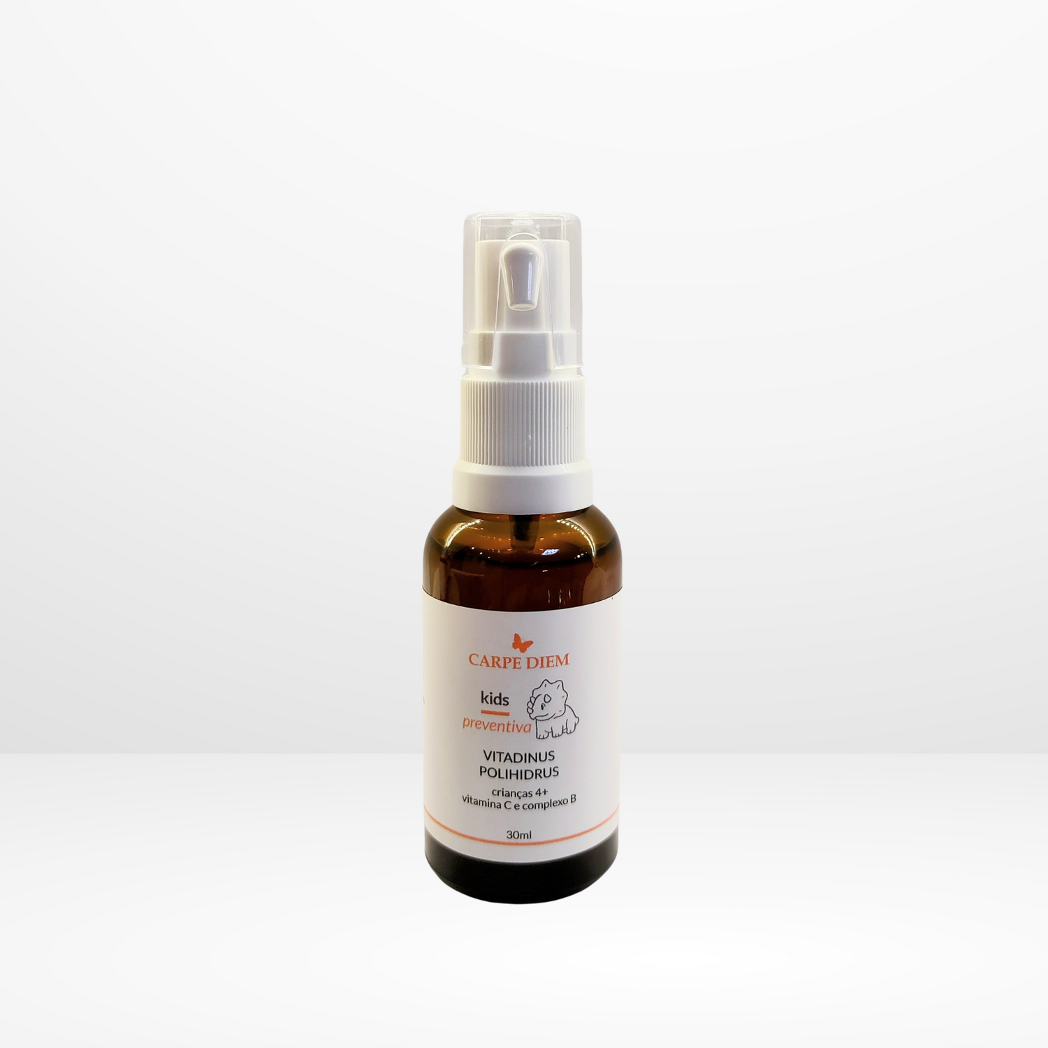 VITADINUS POLIHIDRUS 30ml - Crianças 4+ - Não contém açúcar - Vitamina C e Complexo B - Suporte para desenvolvimento saudável