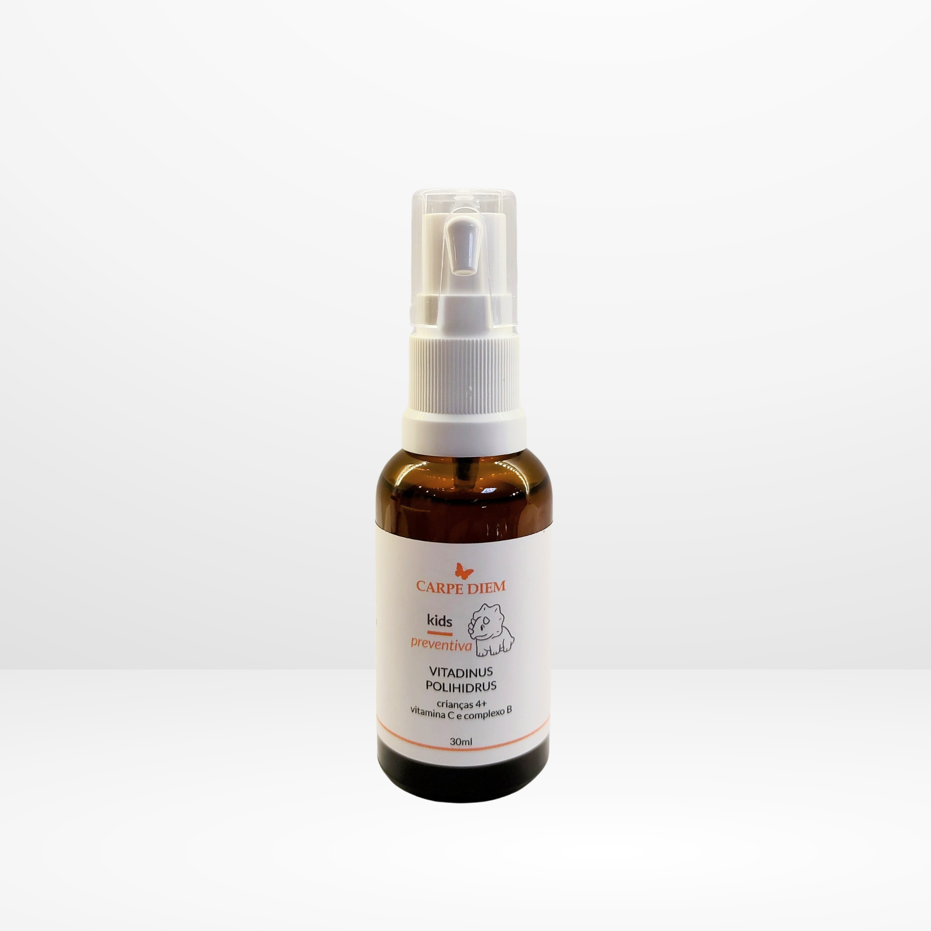 VITADINUS POLIHIDRUS 30ml - Crianças 4+ - Não contém açúcar - Vitamina C e Complexo B - Suporte para desenvolvimento saudável