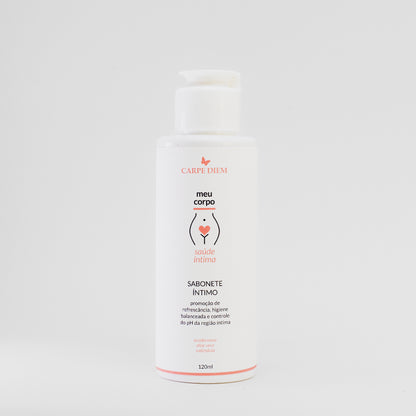 SABONETE ÍNTIMO 120ml - Ecodermine, Aloe Vera e Calêndula - Higiene balanceada e controle do PH da região íntima
