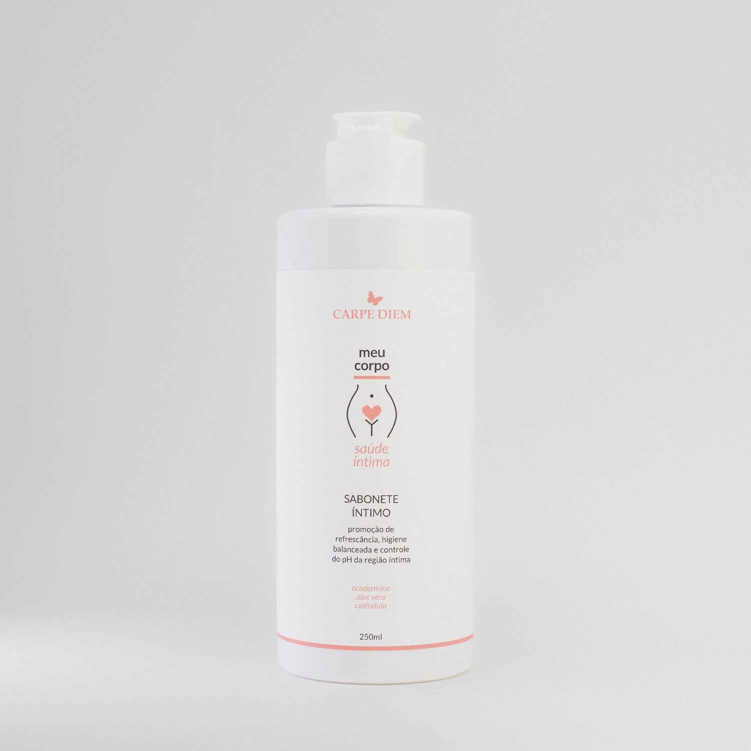 SABONETE ÍNTIMO 120ml - Ecodermine, Aloe Vera e Calêndula - Higiene balanceada e controle do PH da região íntima