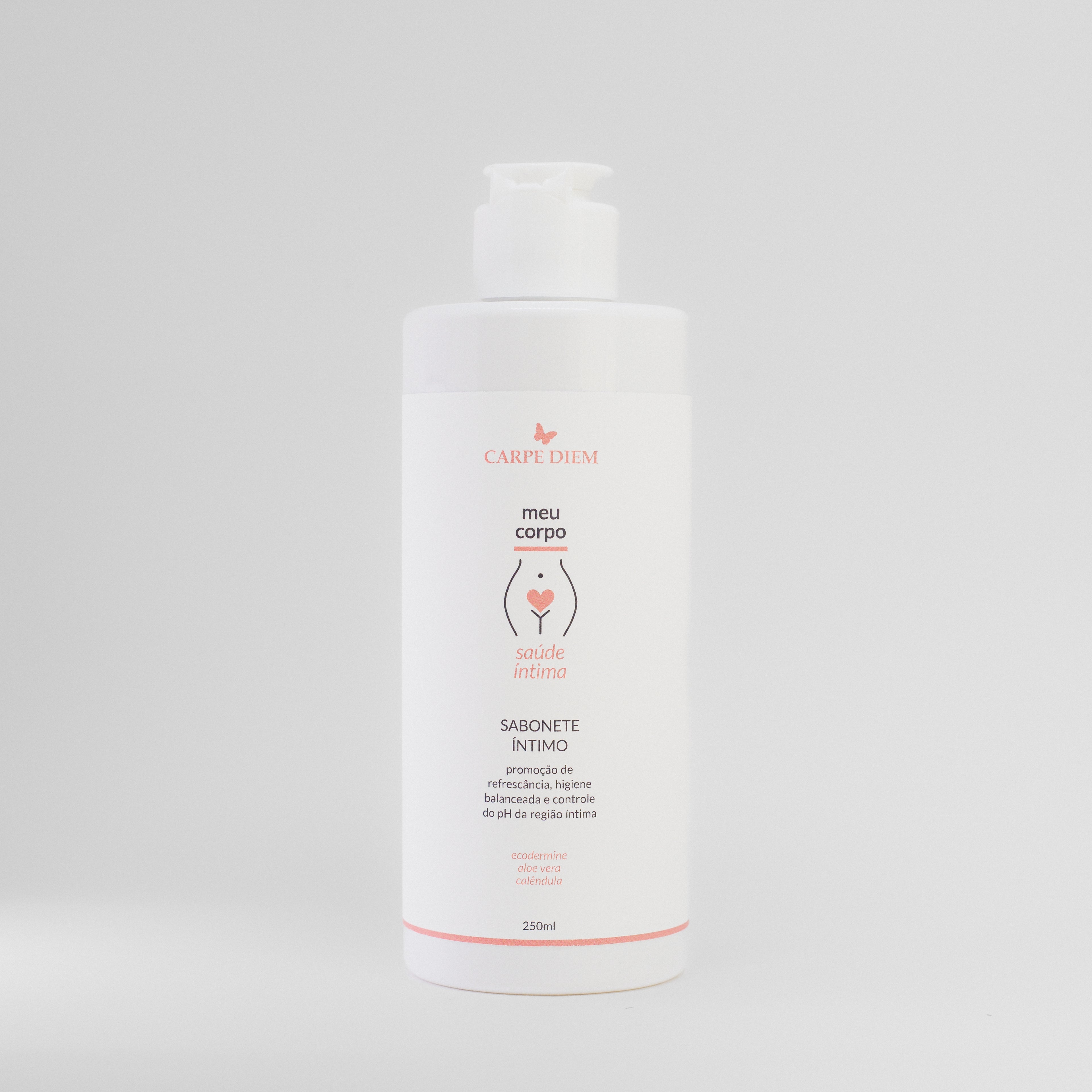 SABONETE ÍNTIMO 120ml - Ecodermine, Aloe Vera e Calêndula - Higiene balanceada e controle do PH da região íntima